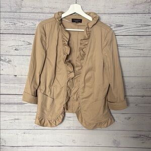 Talbots cotton blazer